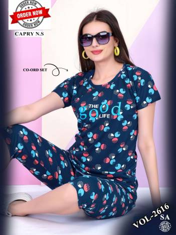 DN 2616 BY SUMMER SPECIAL DESIGNER NIGHT SUITS WHOLESALER IN INDIA